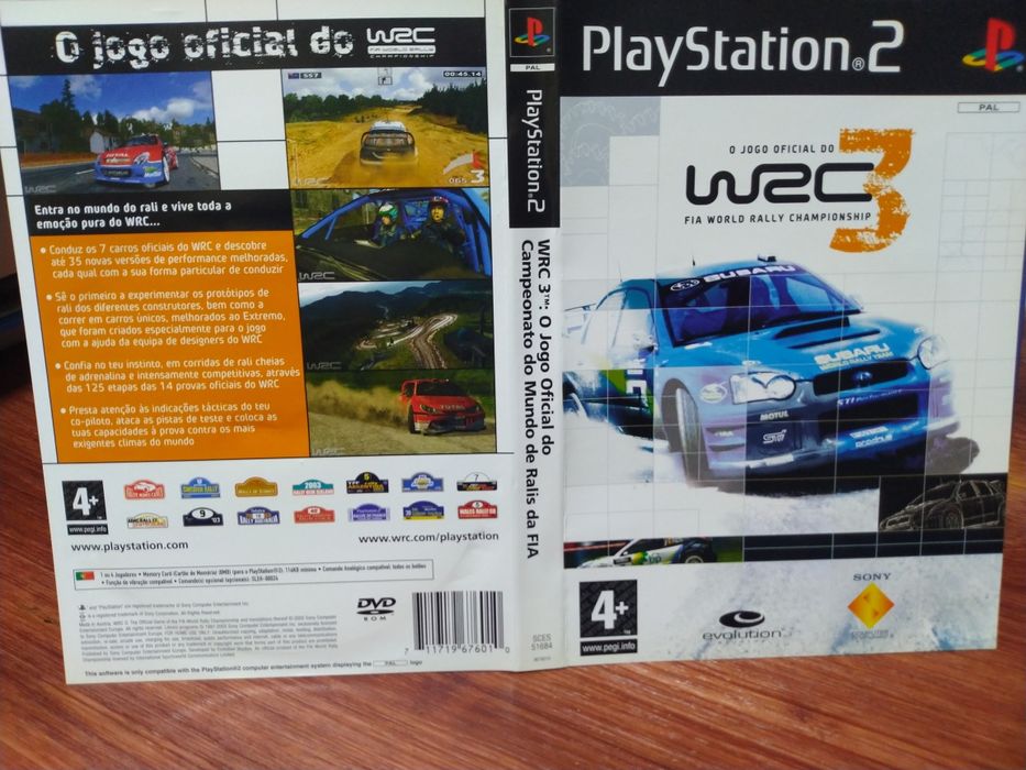 Jogo WRC3 para PS2