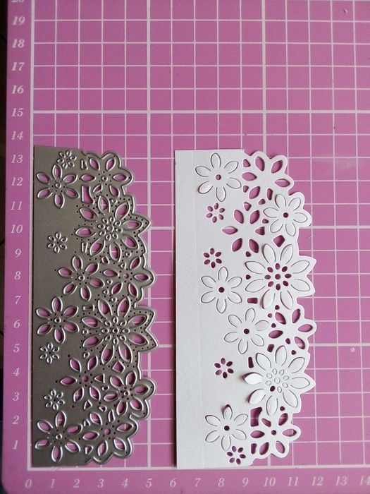 Wykrojnik brzegowy - kwiaty