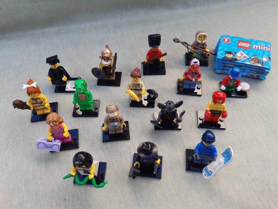 Lego Originais 16 Minifiguras Série 5 Colecção Completa com Folhetos