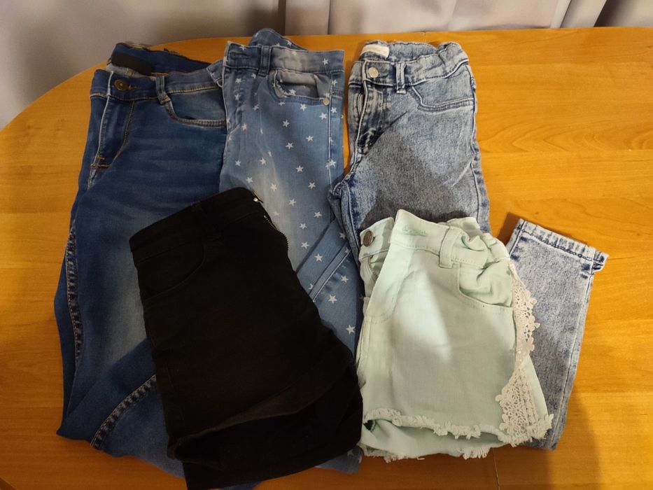 Duża paczka ubrań rozm. 134 dla dziewczynki