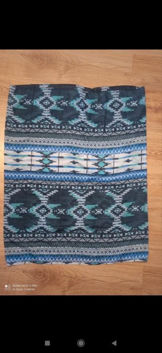 Duży cienki komin apaszka szal etno Boho hippie
