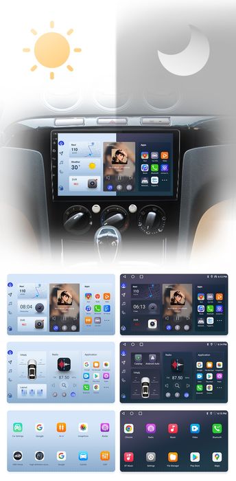 Rádio 9" android Ford S-Max 2007-15 CARPLAY WIFI GPS 2/32GB Novo