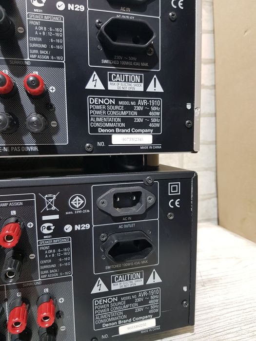 Пульт!7.1AV  ресивер  Denon AVR-1910.,+2ч.,  7x125ВтHDMI  б/у з Німечч