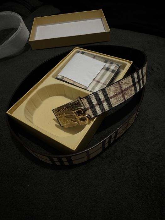 Pasek burberry 115cm