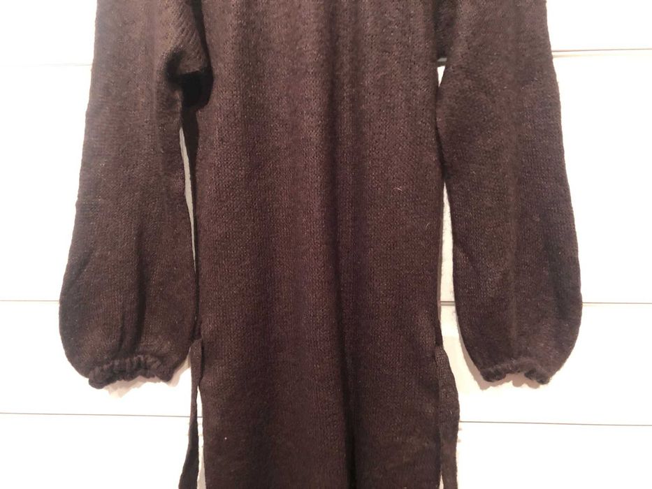 Brown wool dress, very comfortable, Oxigénio brand, size S64752384396674122