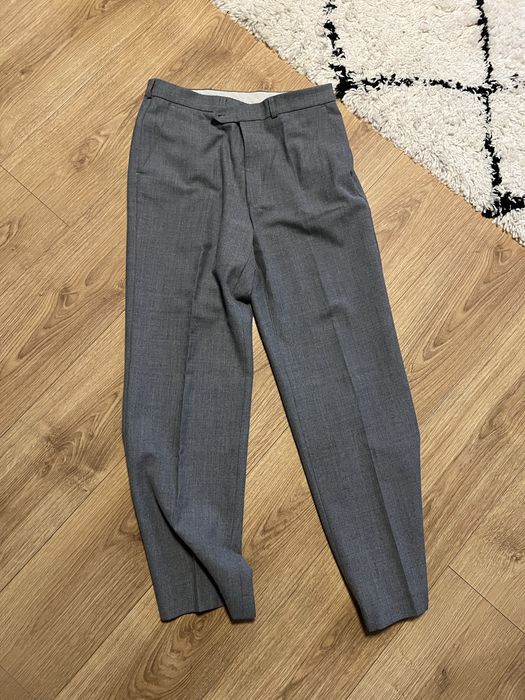 Wełniane męskie spodnie