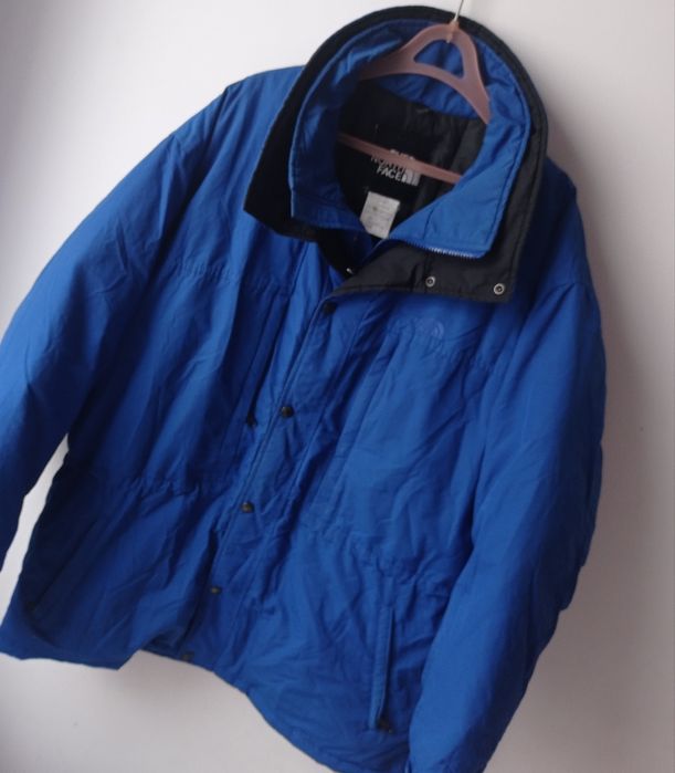 THE NORTH FACE KURTKA Męska niebieska Logo^ L