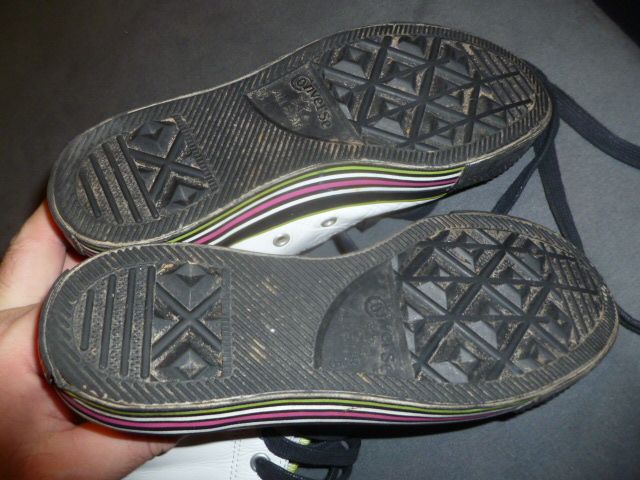 Trampki skórzane converse all star białe wysokie roz.37,5