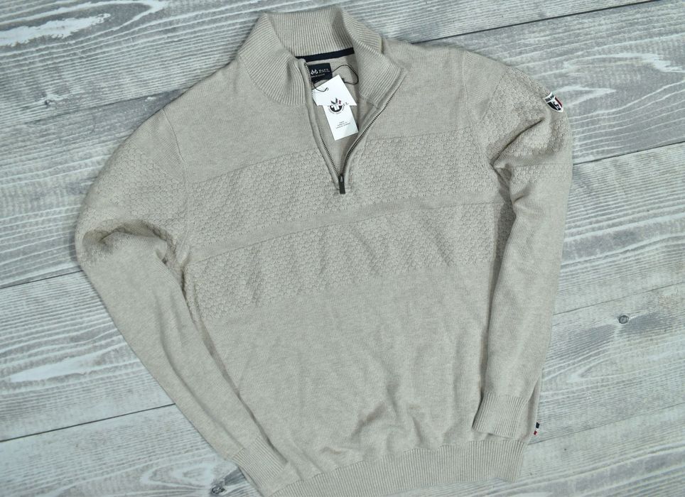 Jean Paul Pascal Zipneck Bawełniany Sweter Męski L