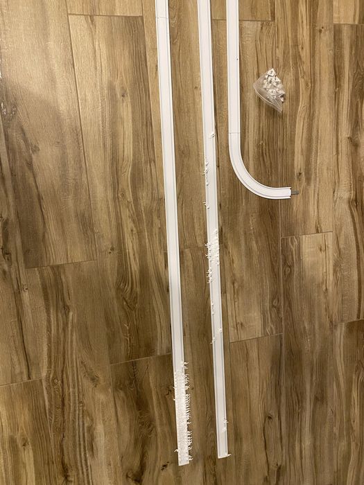 Karnisz podwójna sufitowa szyna sufitowa