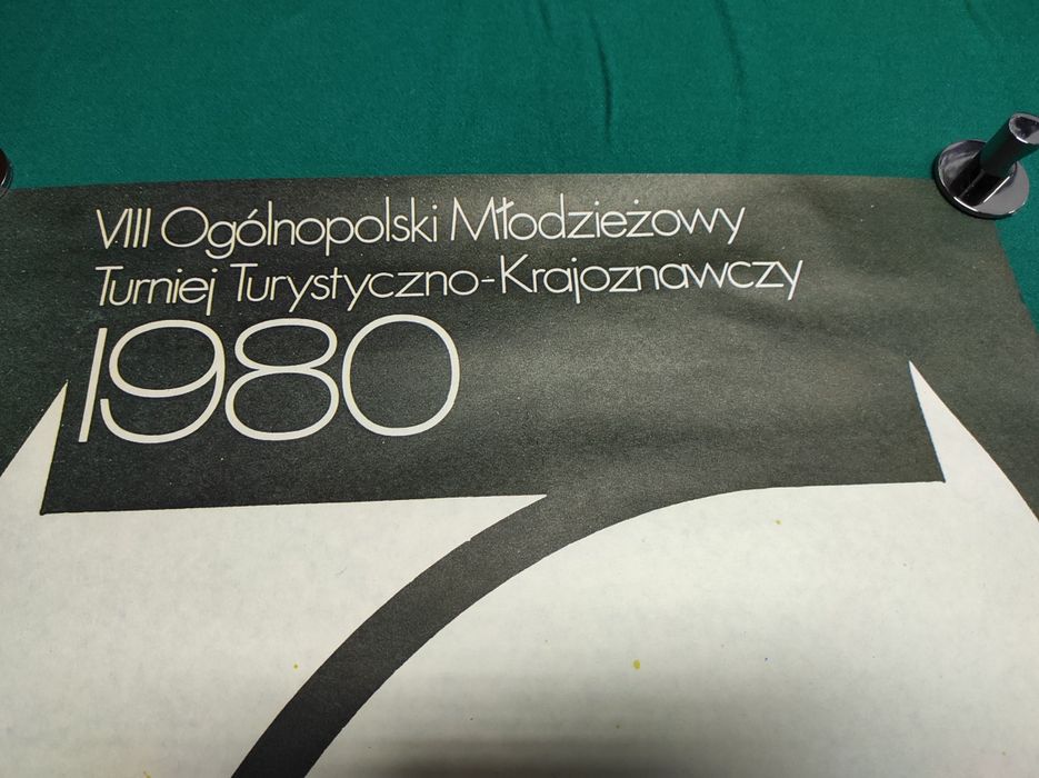 Plakat z PRL-U 1980r