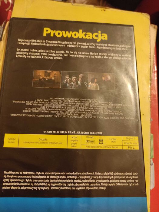 Film dvd,, Prowokacja