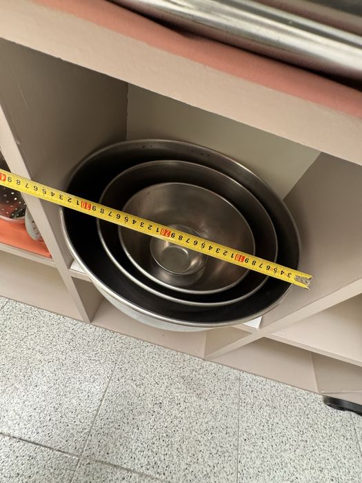 Bowls ou tacas de inox