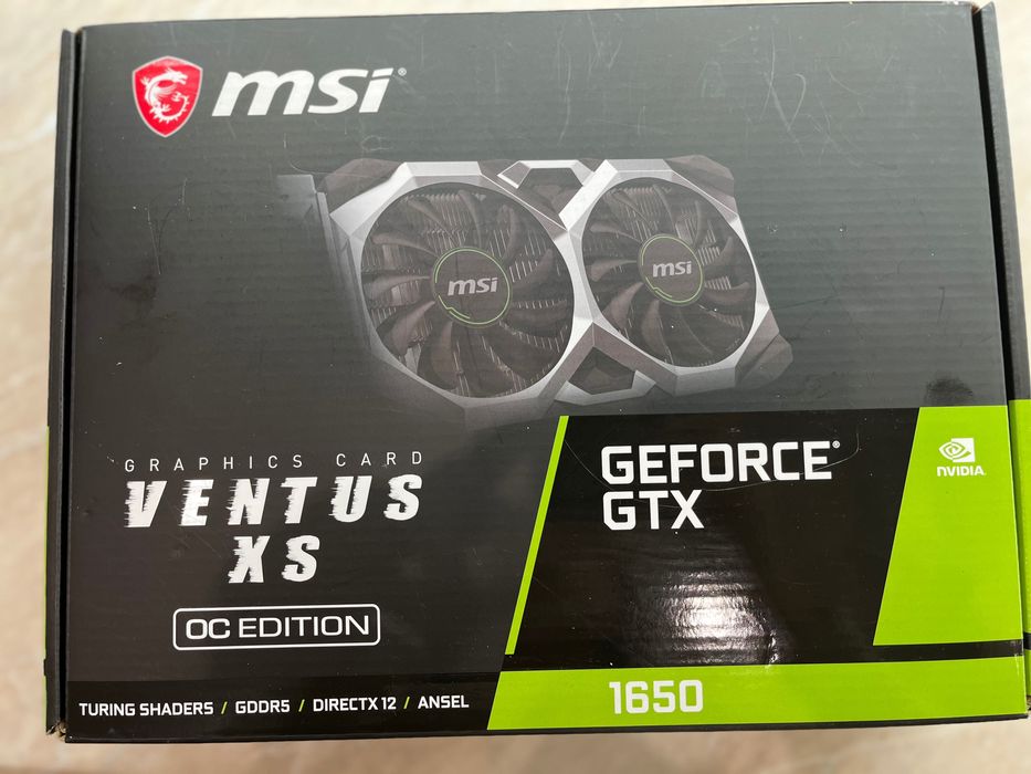 Відеокарта MSI GeForce GTX 1650 Ventus XS 4GB GDDR5 (OC Edition)