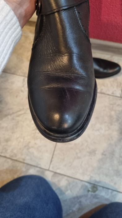 Kozaki Lasocki czarne skórzane