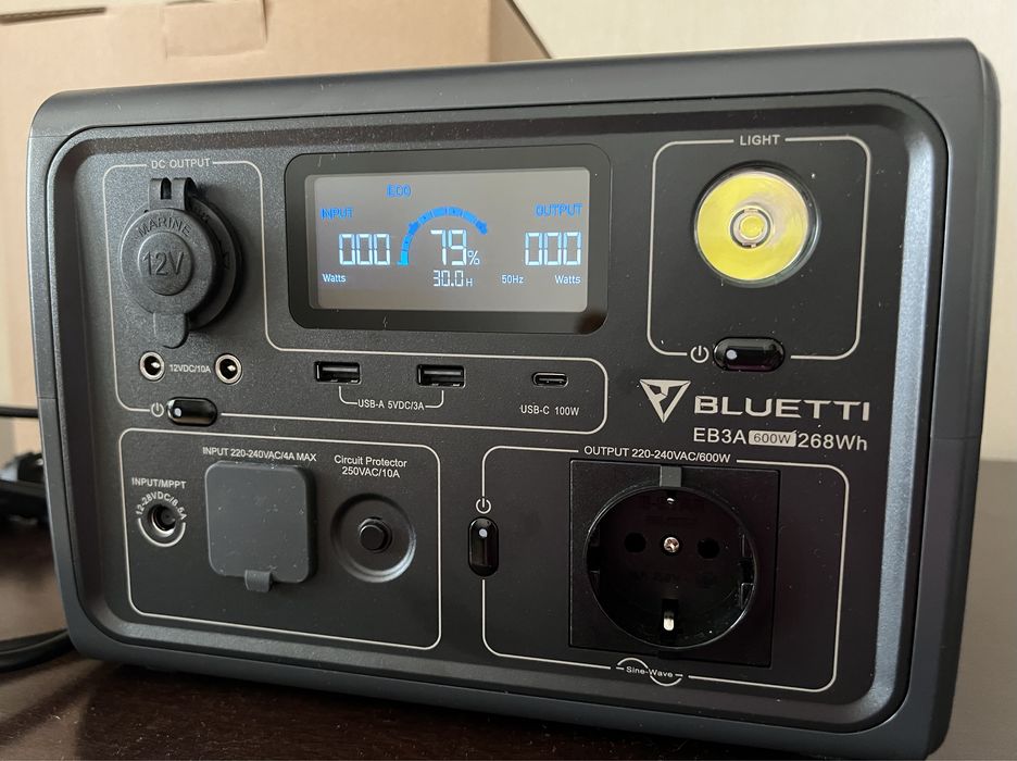 Портативная зарядная станция Bluetti EB3A 600W/268Wh