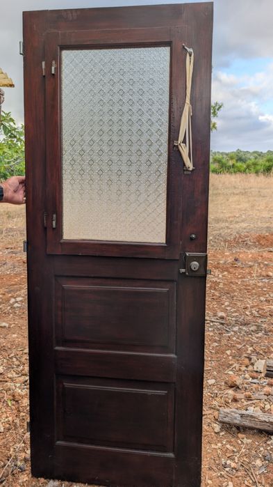 Porta madeira maciça  exteriores