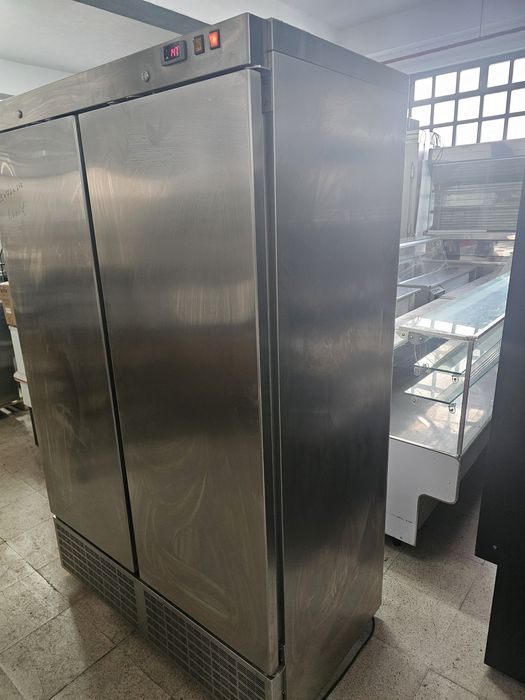 Armário refrigerado duplo inox