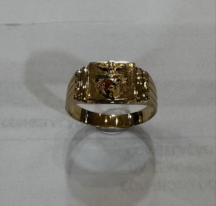 Anel Benfica ouro 19.25kt