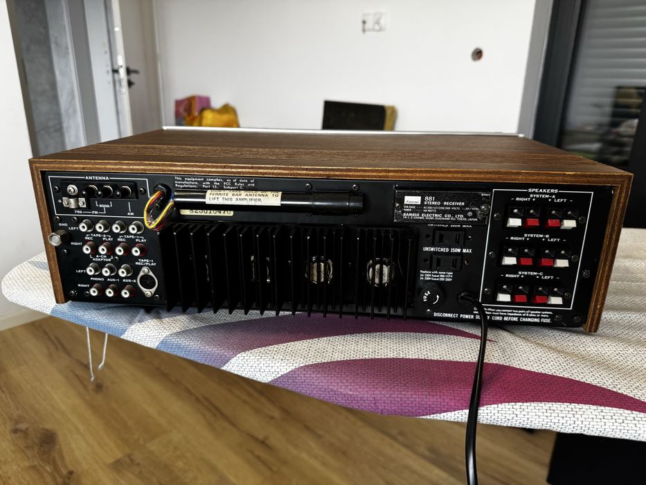 Amplituner Sansui 881 stan idealny, najwyzszy model serii