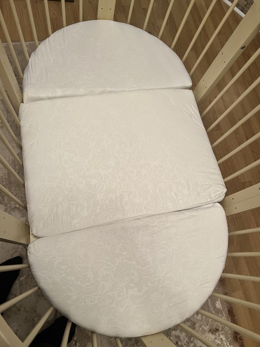 Дитяче ліжечко колиска трансформер 7в1 з маятником