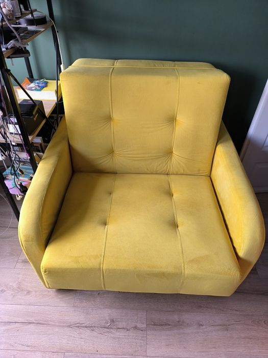 Fotel rozkładany do spania, amerykanka