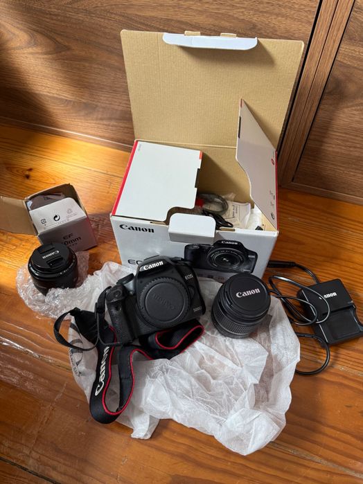 Canon 500D com lentes
