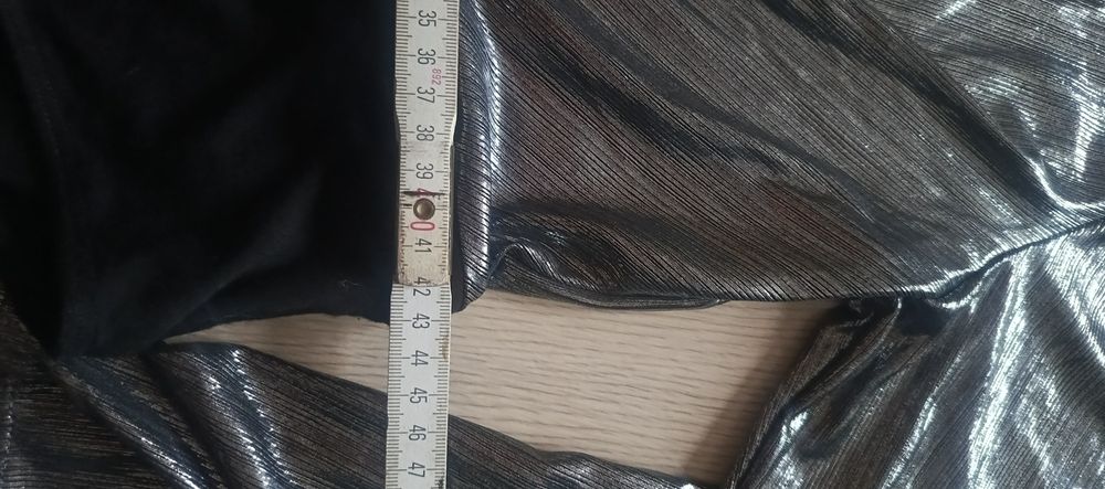 Nowe srebrne body 3XL Shein