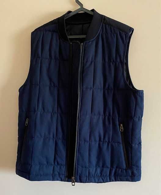 Colete puffin Zara Homem tons azul