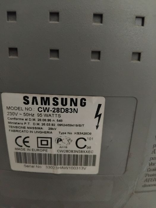 TV Televisor CRT Samsung Antigo (ecrã de 70 cm na diagonal)