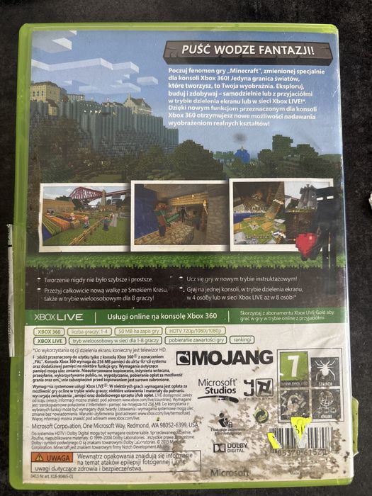 Gra XBOX 360 Minecraft