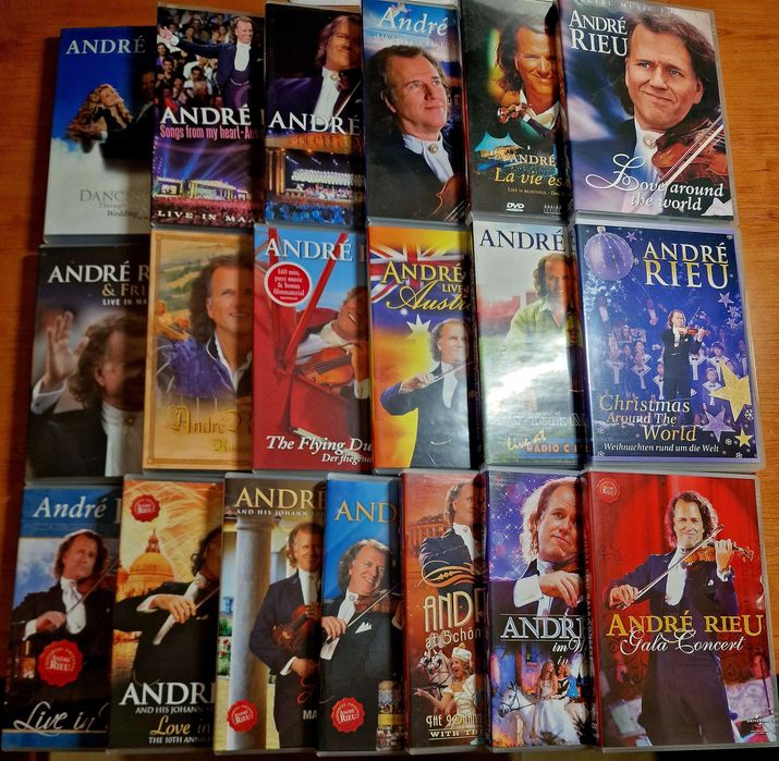Mega Coleção ANDRÉ RIEU - 19 DVDs Venda em conjunto ou individual