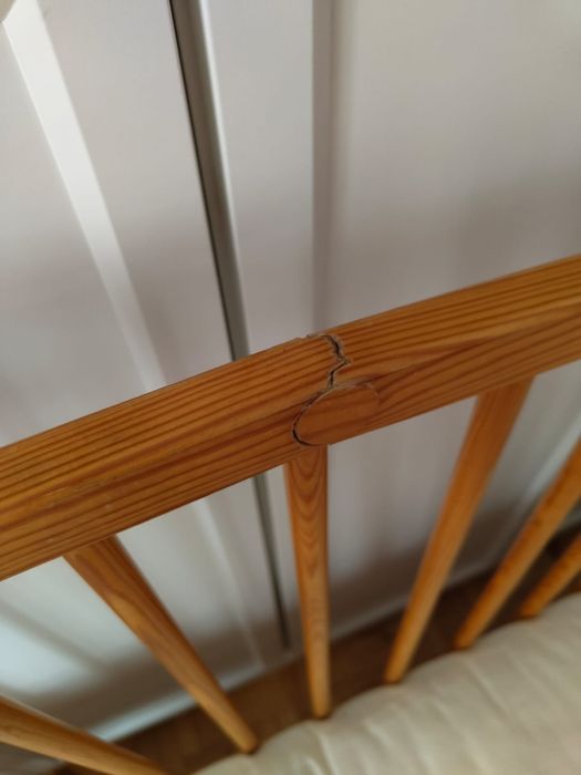 Łóżeczko kołyska 140x70 z materacem futon