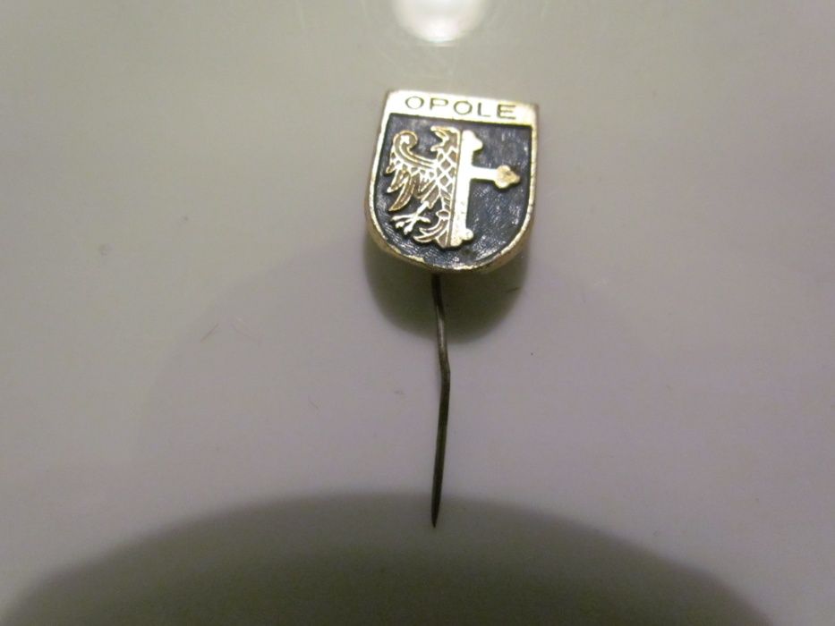 Przypinka Opole herb Wpinka Metalowa Emalia Odznaka Przywieszka