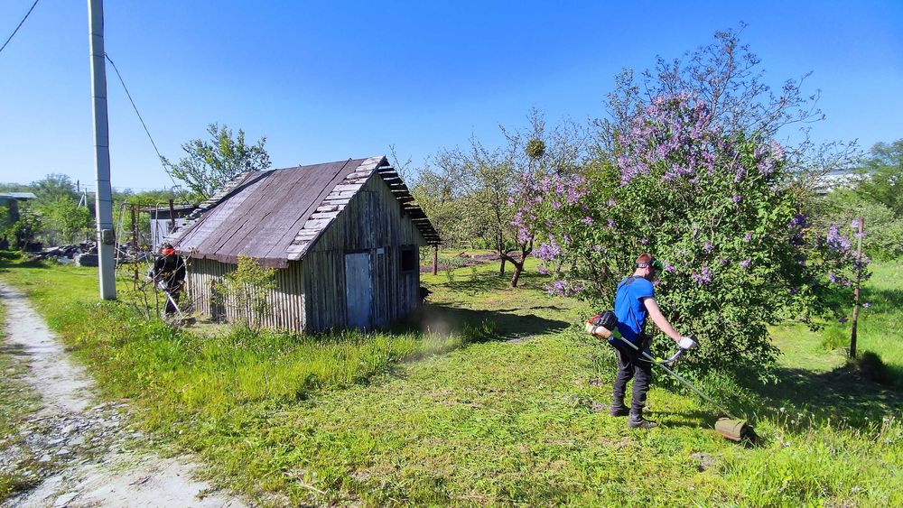 Косіння трави, покіс чагарників, стрижка газону, культивація грунту