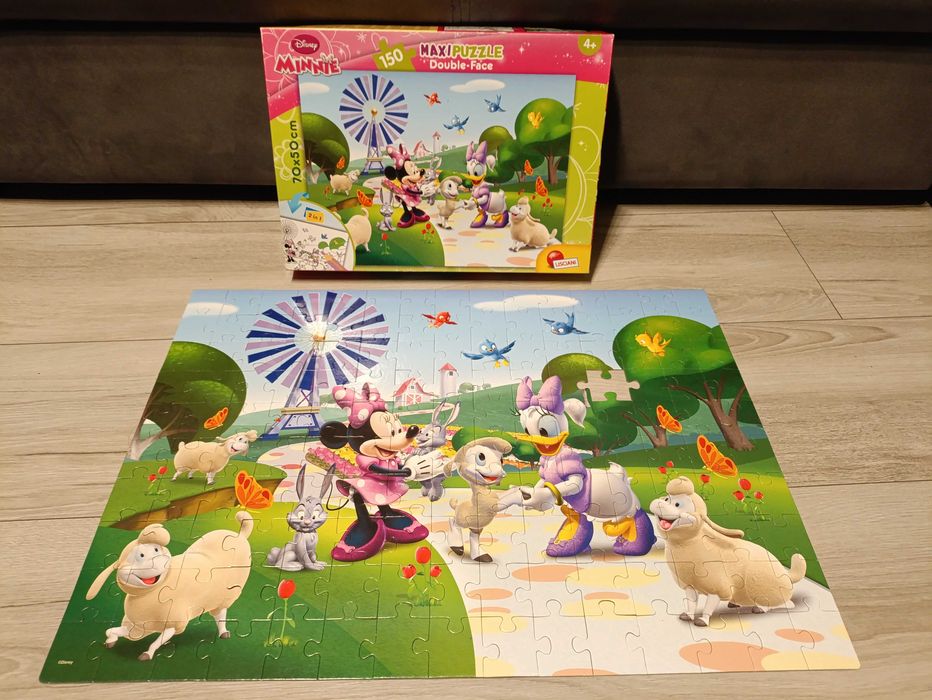 Puzzle 4+ Minnie (2x50), Bing (60), Wieś (60) Trefl