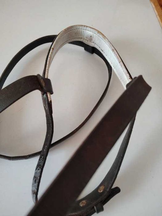 Nachrapnik kombinowany z naturalnej skóry