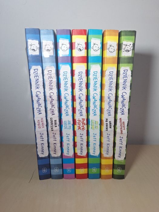 Jeff Kinney Dziennik cwaniaczka 7 książek