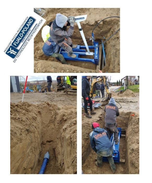 Kret przeciskowy, hydrauliczna maszyna przeciskowa, przecisk