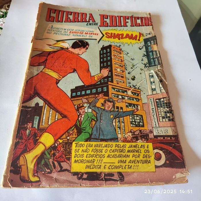 Revistas  Globo Juvenil Mensal e da Gibi Mensal do Shazam dos anos 40