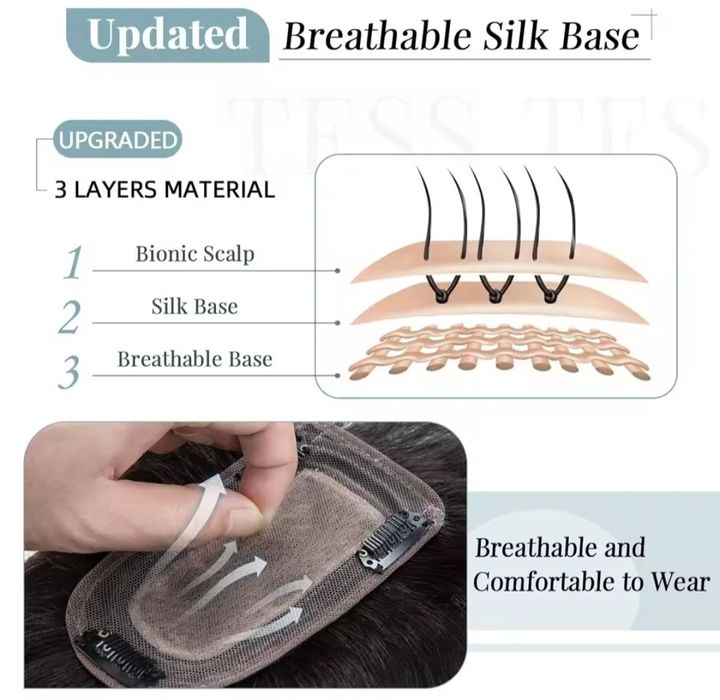 Topper beżowy blond.