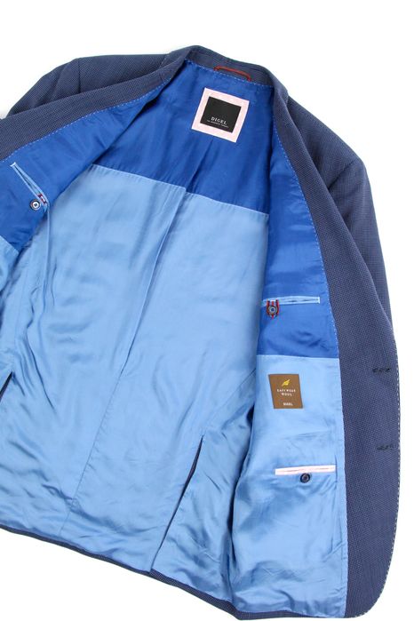 DIGEL Чоловічий трикотажний вовняний синій піджак. Оригінал. (XL)