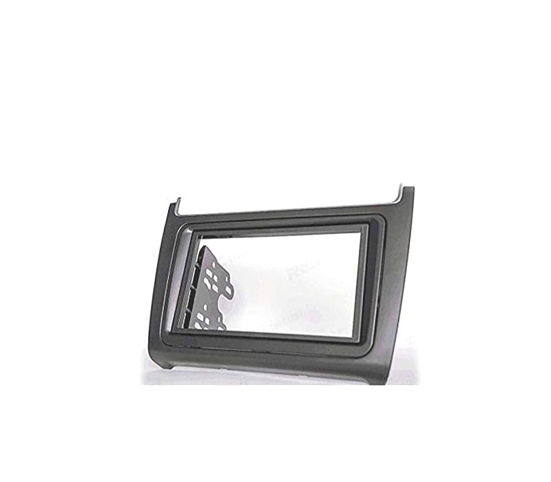 MOLDURA ADAPTADOR PRETO COMPLETO DE RÁDIO 2-DIN PARA VOLKSWAGEN VW POLO 14+