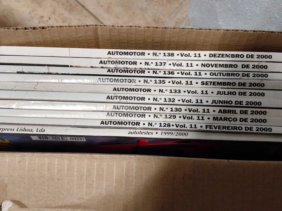 Coleção revistas automotor 1989 a 2011
