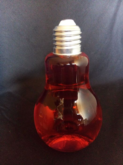 Lote de 2000 Garrafas vidro 200ml em forma de lâmpada com tampas