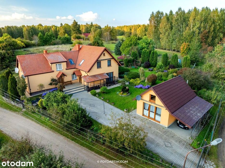 Warmia-Mazury, Dom w pięknej, cichej okolicy.