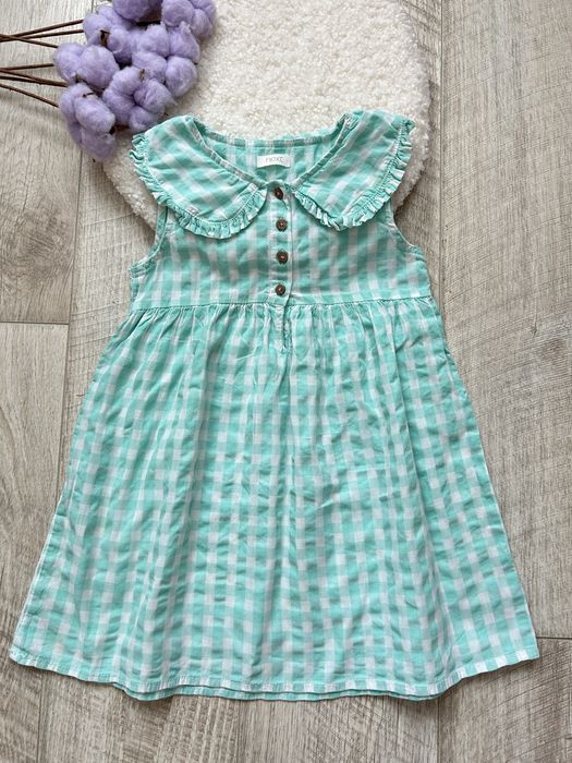 Літнє тоненьке бавовняне плаття сукня на дівинку 4-5 років next