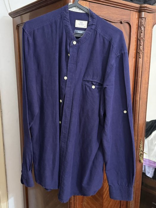 Camisa colarinho padre