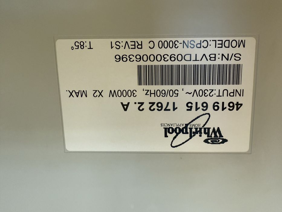 Płyta indukcyjna Whirlpool CPSN 3000-C