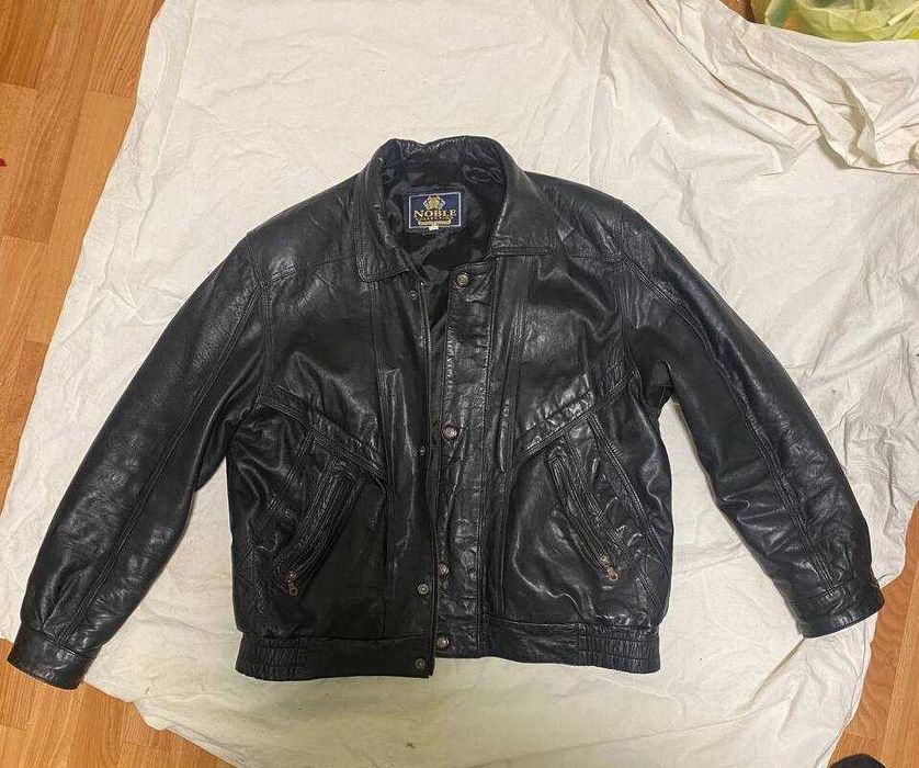 Кожаная куртка Noble отличное состояние, не устаревшая